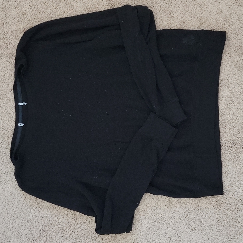 Wildfox Baggy Beach Jumper in Black. Large